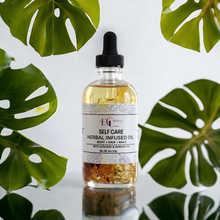 Load image into Gallery viewer, Herbal Infused oil for hair, scalp, nails featuring avocado and babassu oil