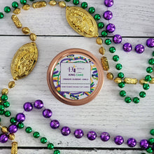 Load image into Gallery viewer, King Cake rose gold candle