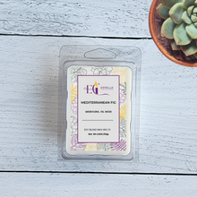 Load image into Gallery viewer, Mediterranean fig wax melt, green floral, fig, wood