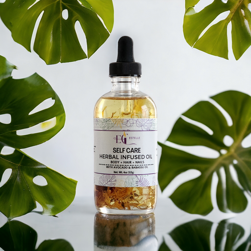 Hair & Body Oil Herbal Infused 4oz