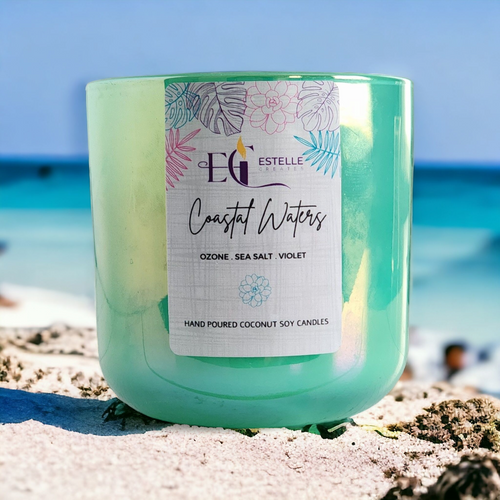CLEARANCE Coastal Waters Lux Candle 13oz
