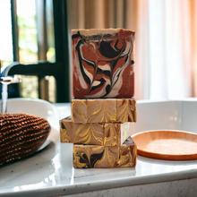 Load image into Gallery viewer, Indulge in our  handmade artisan soap bar that transforms your daily routine into a luxurious escape.
