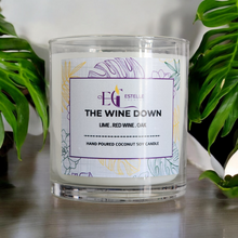 Load image into Gallery viewer, Coconut soy wine candle
Lime, red wine, oak