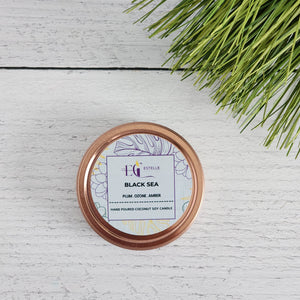 2oz Rose Gold Candle Tin | Travel Candle