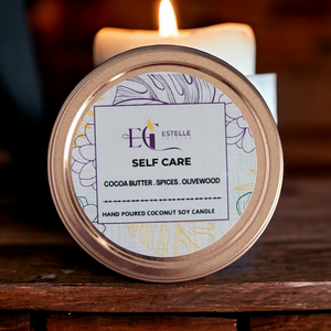 2oz Rose Gold Candle Tin | Travel Candle