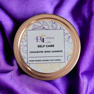 2oz Rose Gold Candle Tin | Travel Candle