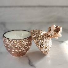 Load image into Gallery viewer, Rose Gold Pineapple Candle 6oz - Estelle Creates
