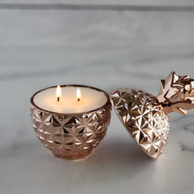 Load image into Gallery viewer, Rose Gold Pineapple Candle 6oz - Estelle Creates