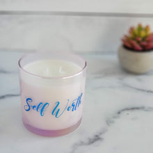 Load image into Gallery viewer, Self Worth Double WickCandle 14oz - Estelle Creates