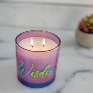 Wisdom Double Wick Candle 14oz - Estelle Creates