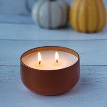Load image into Gallery viewer, Apples &amp; Bourbon Coconut Soy Candle Tin 6oz - Estelle Creates