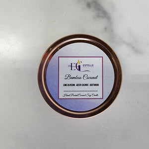 2oz Rose Gold Candle Tin | Travel Candle