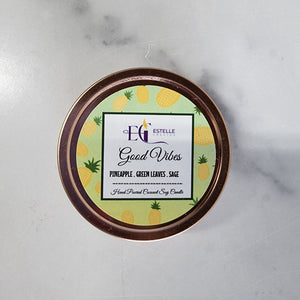 2oz Rose Gold Candle Tin | Travel Candle