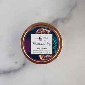 2oz Rose Gold Candle Tin | Travel Candle
