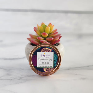 2oz Rose Gold Candle Tin | Travel Candle
