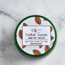 Load image into Gallery viewer, Football Season Coconut Soy Candle 9.5oz
