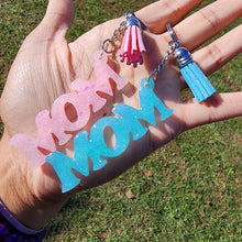 Load image into Gallery viewer, Mom Pink Glow Keychain