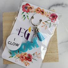 Load image into Gallery viewer, Mom Pink Glow Keychain
